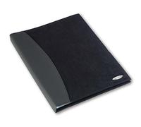 Rexel SOFT TOUCH COMBO - Carpeta archivadora con 36 camisas A4, color negro