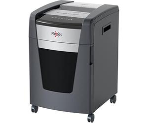 Rexel XP420+ Cross Cut Paper Shredder, Shreds 20 Sheets At Once, P4 Security Level, Jam-Free Technology, Office Use, 60 Litre Pull-Out Bin, Black, Momentum Extra Range, 2021421XEU