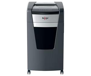 Rexel XP422+ Cross Cut Paper Shredder, Shreds 22 Sheets At Once, P4 Security Level, Jam-Free Technology, Office Use, 85 Litre Pull-Out Bin, Black, Momentum Extra Range, 2021422XEU