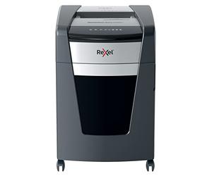 Rexel XP514+ Micro Cut Paper Shredder, Shreds 14 Sheets At Once, P5 Security Level, Jam-Free Technology, Office Use, 60 Litre Pull-Out Bin, Black, Momentum Extra Range, 2021514MEU