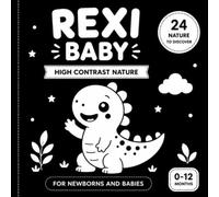 Rexi Baby High Contrast Nature for Babies: Black and White Baby Book for Newborns and Infants | Rexi Baby Series