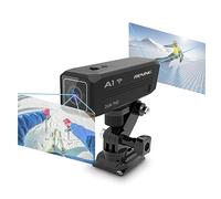 RexingUSA Cámara de acción bidireccional A1 1080p a 30 fps, conectividad Wi-Fi, visión amplia, control remoto de muñeca, sensor IMX307, resistente al agua, videocámara de deportes extremos para