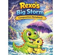 Rexo’s Big Storm Composition Notebook: A Dinosaur Adventure Journal for Kids | 110 pages, 7.5 x 9.25 (Rexo Adventures)