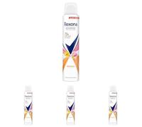 Rexona Advanced Protection Desodorante antitranspirante Aerosol Mujer Tropical 72 horas con tecnología Body Heat Activated 200 ML (El embalaje puede variar) (Paquete de 4)
