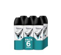 Rexona Advanced Protection Desodorante antitranspirante Roll-On para Mujer INVISIBLE AQUA 72h 50 ML x6