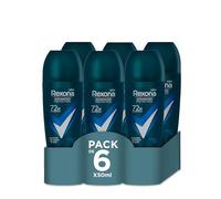 Rexona Advanced Protection Desodorante Roll-On para Hombre Cobalty Dry 72 h, 50 ml, Pack de 6