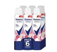 Rexona Desodorante Aerosol Advance Protection Bright Bouquet 72 h para mujer 200 ml - Pack de 6