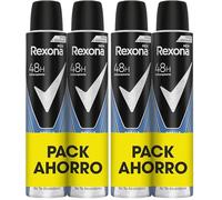Rexona Desodorante Aerosol Antitranspirante para hombre Cobalt Dry Pack Ahorro 2x 200ml, El embalaje puede variar (Paquete de 2)