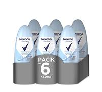 Rexona Desodorante Roll On Antitranspirante para mujer Cotton Dry 50ml - Pack de 6