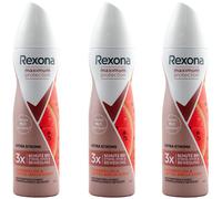 Rexona Desodorante Spray Aroma De Sandía Y Agua De Cactus 3 X 150ml Extra Fuerte