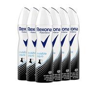 Rexona Invisible Aqua Desodorante antitranspirante, protección 48 horas (6 unidades de 150 ml)