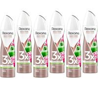 Rexona Maximum Protection - Desodorante antitranspirante en spray Fresh Apple & Rose Scent con 96 horas de protección contra el sudor y el olor corporal, 150 ml (6 unidades)