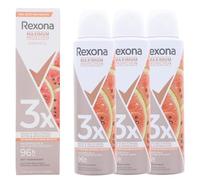 Rexona Maximum Protection - Desodorante en spray (3 unidades, 150 ml, aroma a sandía y agua de cactus)