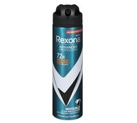 Rexona Men Advanced Protection - Desodorante en spray antitranspirante (6 unidades, 72 horas, color blanco y negro, 150 ml)