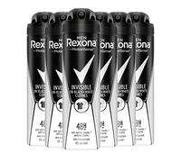 Rexona Men - Desodorante en spray invisible On Black + White Clothes antitranspirante, 150 ml