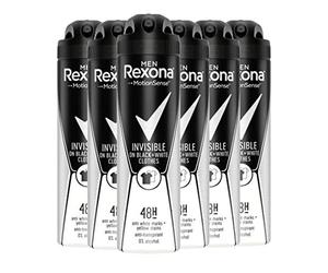 Rexona Men - Desodorante en spray invisible On Black + White Clothes antitranspirante, 150 ml
