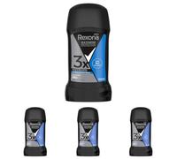 Rexona Men Maximum Protection Desodorante en barra cobalt seco antitranspirante con 96 horas de protección contra el sudor y el olor corporal, 50 ml (Paquete de 4)