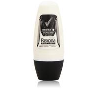 Rexona Men MotionSense Invisible Negro + Blanco 48h Roll-On Antitranspirante, 50 ml