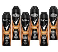 Rexona Men WORKOUT HI-IMPACT - Aerosol antitranspirante sin alcohol, 48H 150 ml (6 unidades)