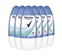 Rexona - Shower fresh, desodorante en desodorante roll - on, mujer, pack de 6 (6 x 50 ml)
