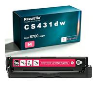 RexuitTio Reemplazo de Cartucho de tóner CS431dw para CS431dw CX431adwe Alto Rendimiento para 20N0X10 20N0X20 20N0X30 20N0X40 Negro Azul Rojo Amarillo 4-Pack con Chip