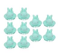 REXVTNS 10pcs Pet Bathing Brush | Soft Massage Grooming Glove for Dogs/Cats | Rabbit Shape Finger Shampoo Brush | PP Material, Easy to Maintain