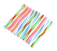 REXVTNS 10Pcs Spring Shape Cat Toy | Freely Folding & Bouncing for Indoor Cats | Multicolor Elastic Pet Toy for Kittens/Adult Cats | Enhances Bonding & Exercise