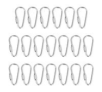 REXVTNS 20pcs Stainless Steel Bird Foot Rings | Sturdy Parrot Leg Rings/Toy Accessories | Secure & Long - Wearing for Pet Birds (S)