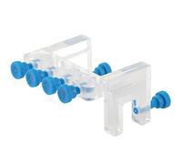 REXVTNS Acrylic Aquarium Hose Holder | 10mm Dia Water Pipe Clamp for Fish Tank/Filtration Tank | 4 - Hole Design for Easy Tank Maintenance & Water Changing