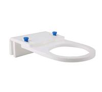 REXVTNS Acrylic Fish Tank Mesh Sock Holder | Telescopic Design for Small/Medium Mesh Bags | Secure Mount Bracket with Screws | Fits 1.2cm Largest Glass Thickness