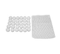 REXVTNS Aquarium Bio Ball Media | 30 - Pack Beneficial Biological Agents for Fish Environment/Pond | PVC & Polyester Fiber Water Treatment | 4.2cm Spiral Design for Maximum Interaction
