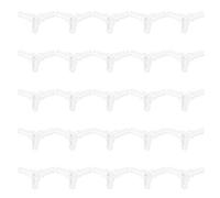 REXVTNS Aquarium Flow Tubing Splitter 30pcs | 3 Way / 4 Way/L Shape Connector for Fish Tank | 4MM PVC Adapter for Water Pump/Bubble Stone/Check Valve | Sturdy & Safe (Crystal tee)