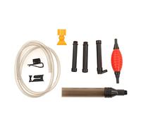 REXVTNS Aquarium Gravel Cleaner | Manual Water Changer with Red Pump Bag | Fish Tank Sand Cleaner/Glass Scraper | ABS Material, 3 Inlet Hoses & Accessories