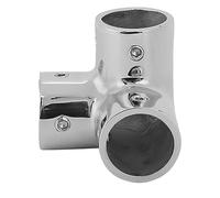 REXVTNS Conector en T para barandilla de Barco, Abrazadera Duradera de Acero Inoxidable para Hardware Marino (Il s'est levé)
