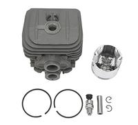 REXVTNS Kit de pistón de Cilindro de 50mm, Conjunto de cojinete de Junta de Motosierra, Repuesto TS410 TS420