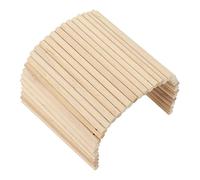 REXVTNS Puente de hámster de Madera | Escondite Flexible para Conejillos de Indias/Conejos/erizos | Birch Wood Small Pet Tunnel | Multi - Ejercicio y Juego (20 * 30CM)