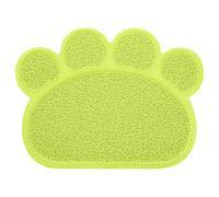 REXVTNS PVC Pet Litter Mat | Liquid - Proof & Secure - Grip Foot Design | Cat/Dog Feeding Bowl Placemat | 5000 Secure - Grip Pits, 2mm Thick | Easy Maintain (Claw Shape)