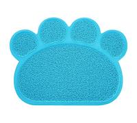 REXVTNS PVC Pet Litter Mat | Liquid - Proof & Secure - Grip Foot Design | Cat/Dog Feeding Bowl Placemat | 5000 Secure - Grip Pits, 2mm Thick | Easy Maintain (Claw Shape)