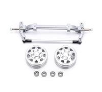 REXVTNS RC Truck Wheel Hub | Protective Aluminum Alloy for 1/14 Model Cars | Front Wheel Rims Replacement for Trailer/Off - Road RC Cars | High Strength & Robust Accessories