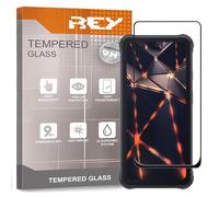 REY 2X Protector de Pantalla Curvo 3D para CUBOT KINGKONG 8, Negro, Protección Completa, 3D / 4D / 5D