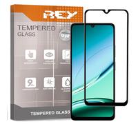 REY 2X Protector de Pantalla Curvo 3D para DOOGEE NOTE 59 - NOTE 59 PRO - 59 PRO+, Negro, Protección Completa, 3D / 4D / 5D