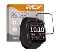REY 2X Protector de Pantalla Curvo 3D para GARMIN VENU X1, Negro, Protección Completa, 3D / 4D / 5D