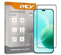 REY 2X Protector de Pantalla Curvo 3D para Honor 400 Lite, Negro, Protección Completa, 3D / 4D / 5D
