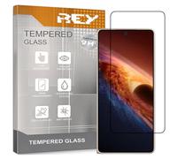 REY 2X Protector de Pantalla Curvo 3D para Honor Magic V6, Negro, Protección Completa, 3D / 4D / 5D