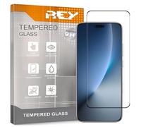 REY 2X Protector de Pantalla Curvo 3D para HONOR MAGIC8 PRO, Negro, Protección Completa, 3D / 4D / 5D