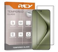 REY 2X Protector de Pantalla Curvo 3D para HUAWEI PURA 80 PRO - PURA 80 PRO+ - PURA 80 ULTRA, Negro, Protección Completa, 3D / 4D / 5D