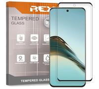 REY 2X Protector de Pantalla Curvo 3D para OPPO REALME 13 Pro - REALME 13 Pro+, Negro, Protección Completa, 3D / 4D / 5D