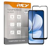REY 2X Protector de Pantalla Curvo 3D para OPPO REALME NOTE 70 - NOTE 70T, Negro, Protección Completa, 3D / 4D / 5D