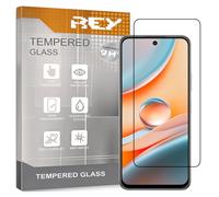 REY 2X Protector de Pantalla Curvo 3D para SPC DISCOVERY 3 PRO, Negro, Protección Completa, 3D / 4D / 5D