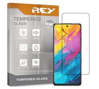 REY 2X Protector de Pantalla Curvo 3D para TCL 60 XE NXTPAPER 5G, Negro, Protección Completa, 3D / 4D / 5D